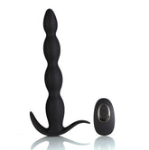 Mason Remote Control Silicone Butt Plug - Black